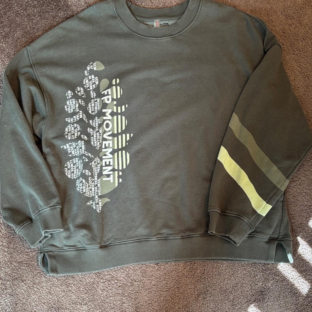 FP Movement by Free People All Star logo sweatshirt with pockets Sold out color